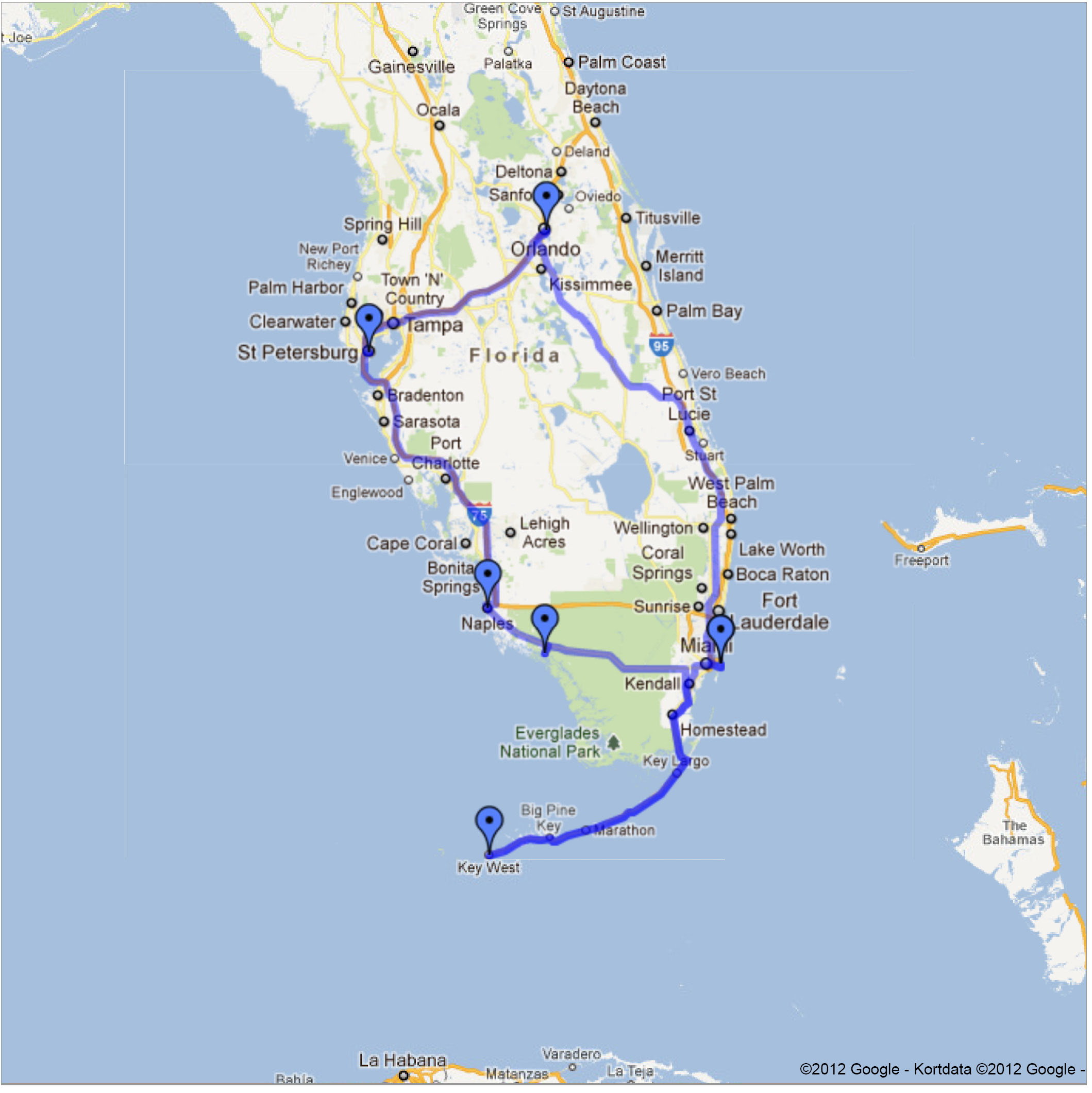 Kort Over Florida Kort Over Florida | stoffeerderijrozendal Kort Over Florida