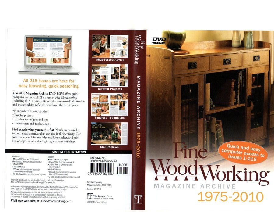 2012 Fine Woodworking Magazine Archive Download | Woodworking tutorial ...