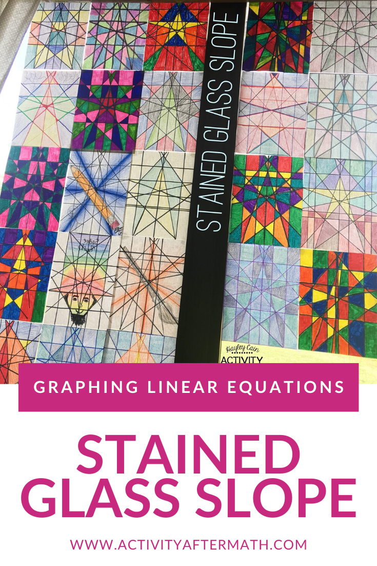 How To Create Stained Glass By Graphing Linear Equations ...