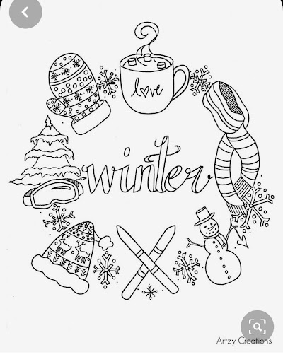 Free Winter Coloring Pages