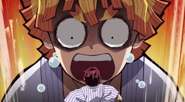 鬼滅の刃 14話 アニメ感想 猪男 嘴平伊之助が美少年だった 禰豆子を見た善逸の反応は ラフアニメ