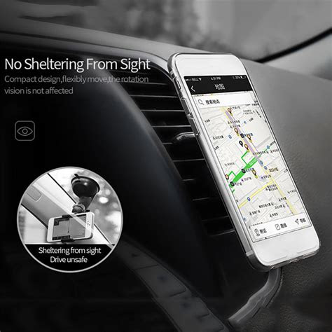 It can be easily mounted . 360Â° Magnetic Wireless Charger Phone Car Mount Holder