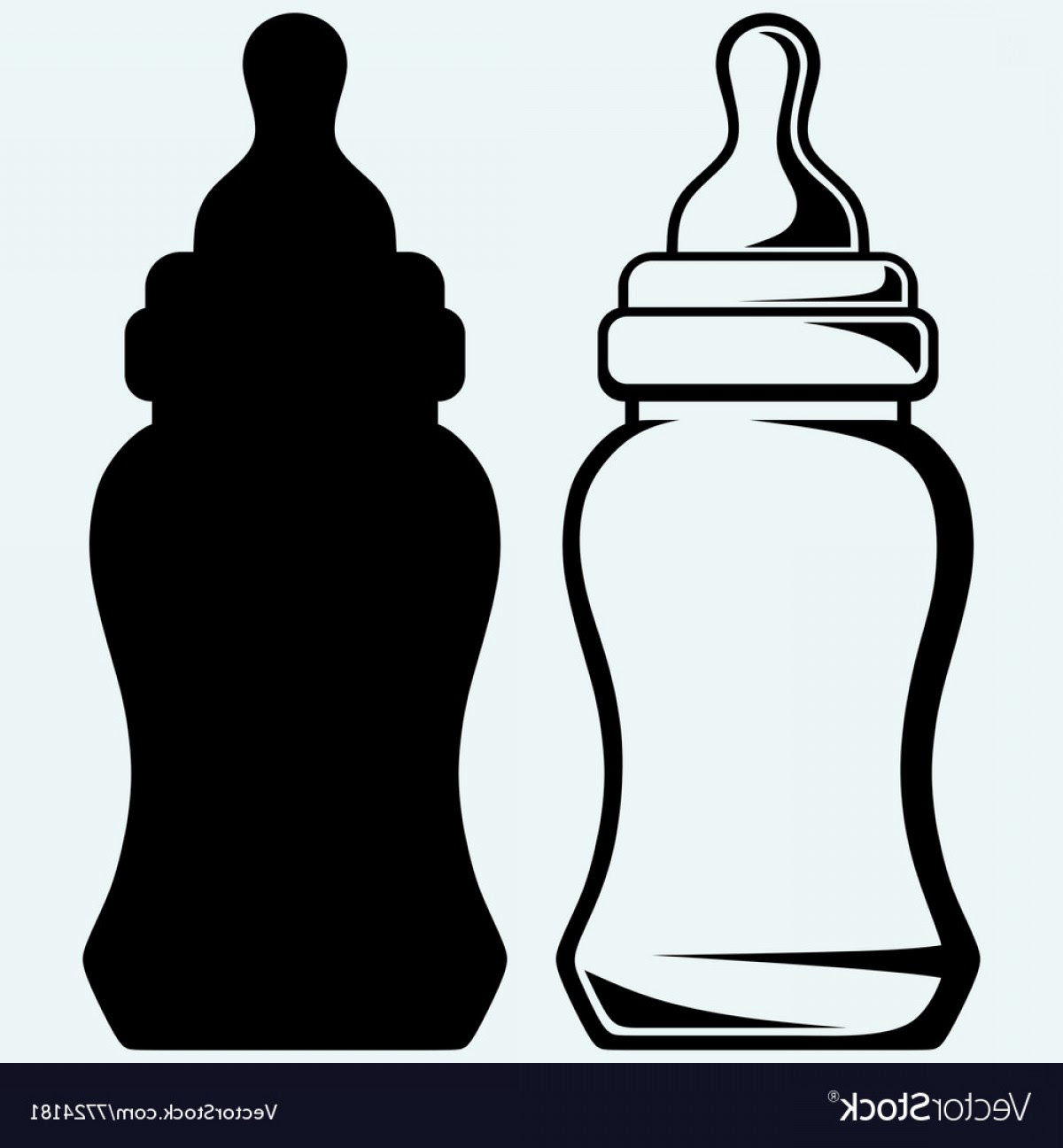 Download Baby Bottle Silhouette at GetDrawings | Free download
