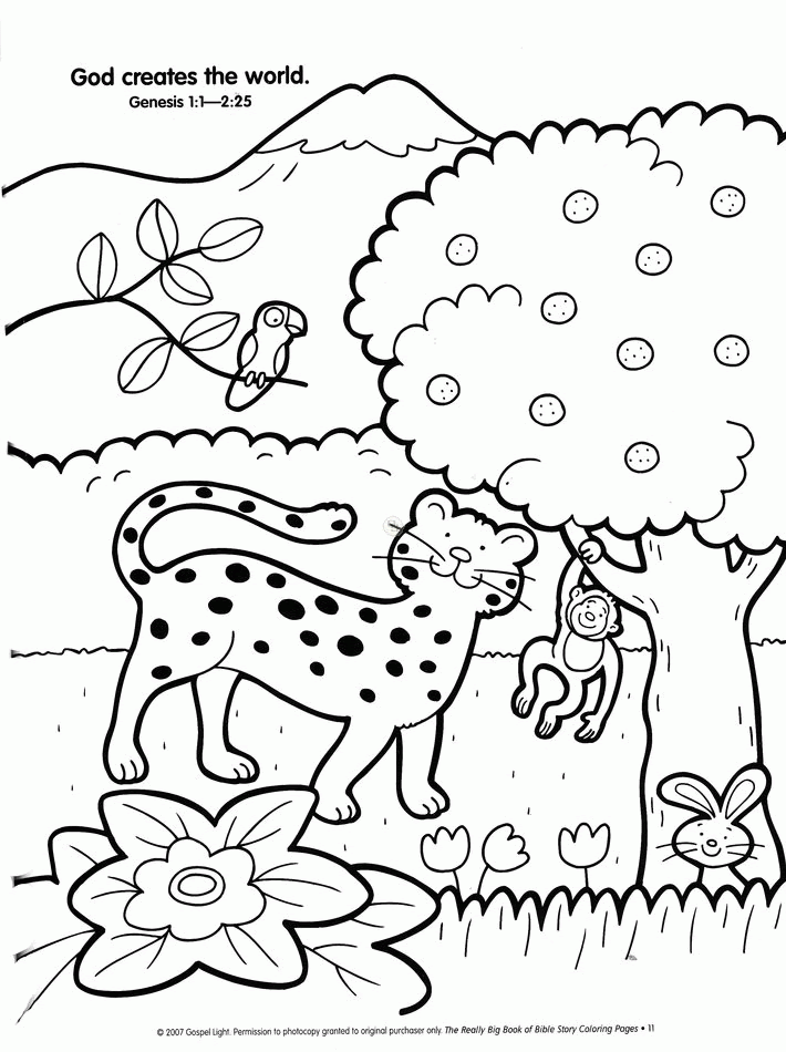 Download Free Printable Coloring Pages Of Creation Story - Coloring ...