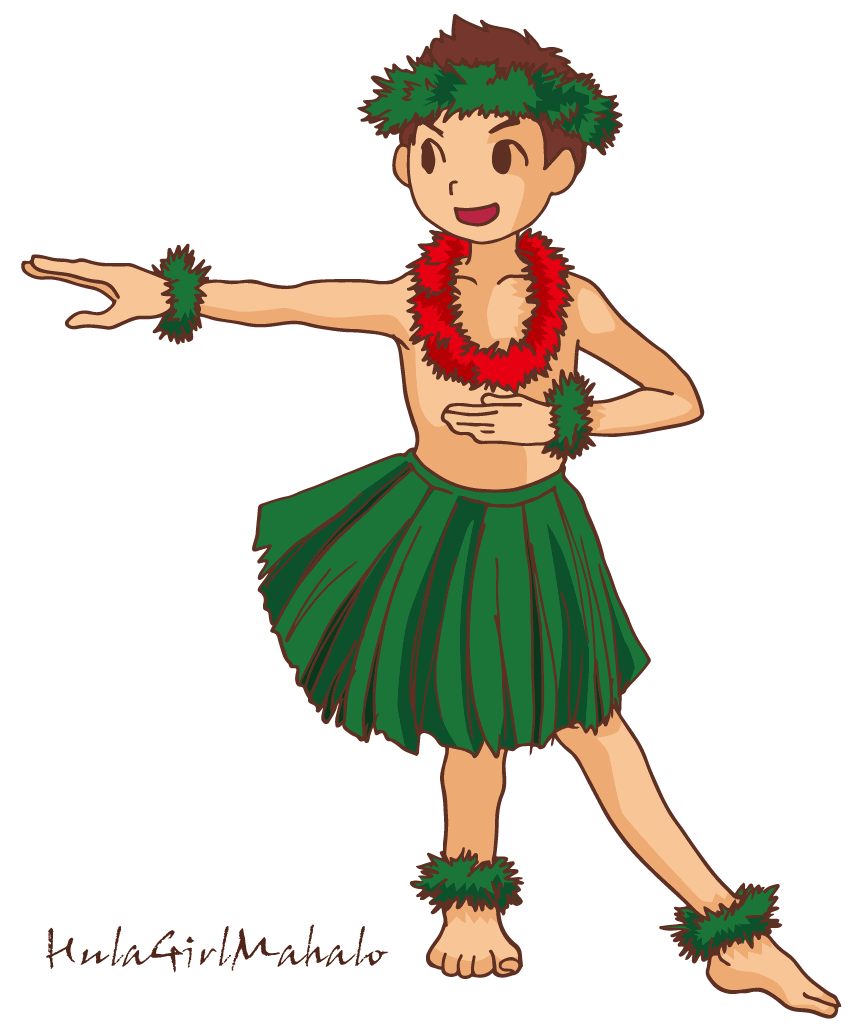 フラダンス 南国 イラスト フリー素材配布 フラガール マハロ