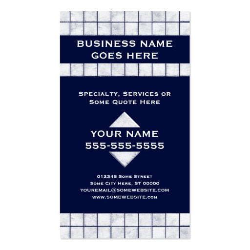pro tile business cards | Zazzle
