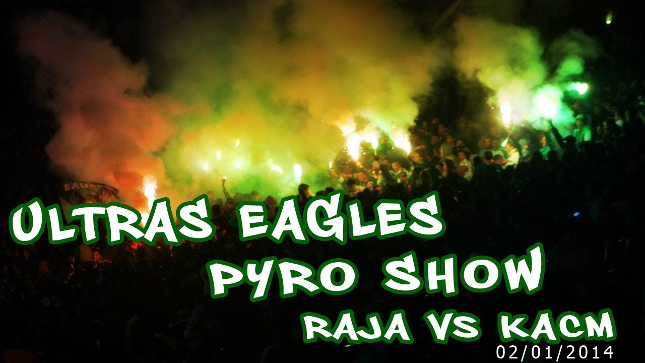 Ultras Eagles PyroShow : Raja vs Kacm - 02/01/2014 - YouTube