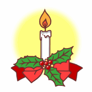 キャンドル1 クリップアート Web用イラスト素材 クリスマス素材サンタ館