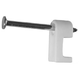 L.H. Dottie PLX250W Staple, 1 Nail, 1/4-Inch, White, 500-Pack