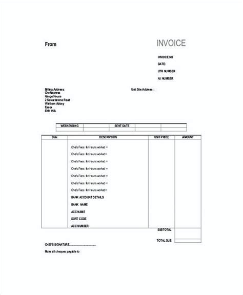 In the uk, you will need to fill out a deed poll in order to legally change your name. free self employed invoice template hours worked template bonsai