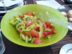 Ensalada de tomate y aguacate
