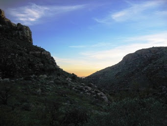 Molina Canyon at sunset