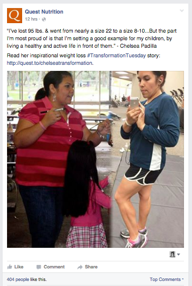 quest nutrition facebook