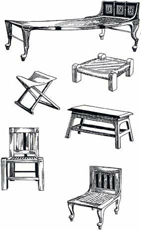Everyday furniture of ancient Egypt