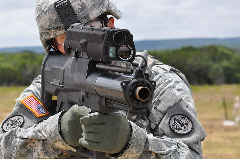 The XM-25 fires a 25mm round