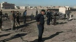 Scene of bombing in Kirkuk