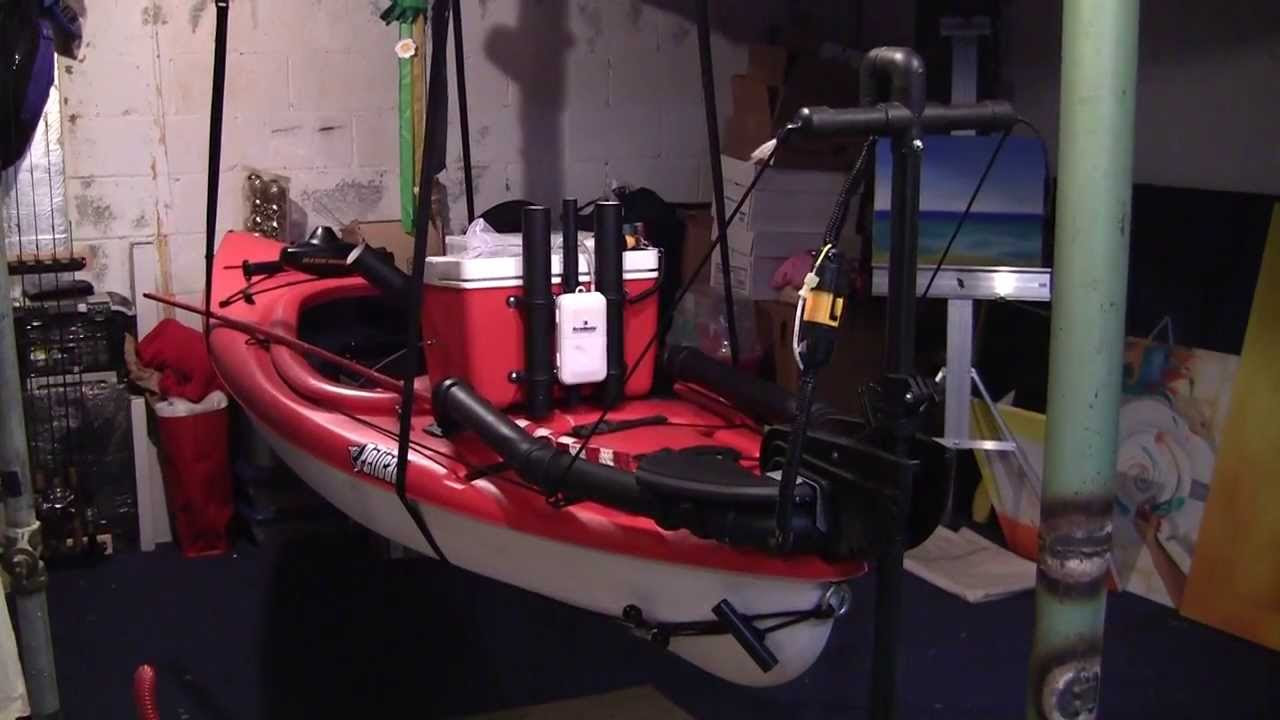 DIY Fishing Kayak with Trolling Motor for under $400 bucks 