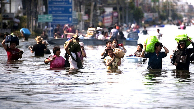 Inundaciones en Tailandia en octubre 2011