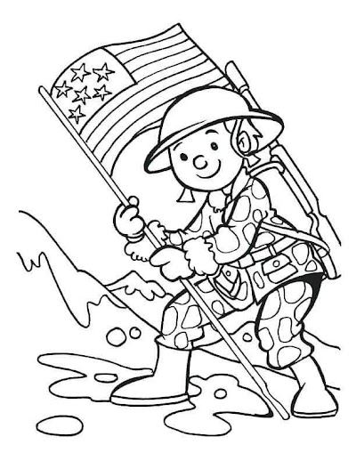 Veterans Coloring Pages