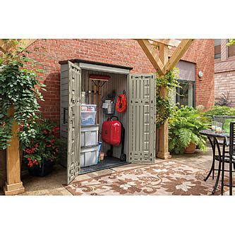 rubbermaid     large vertical storage shed