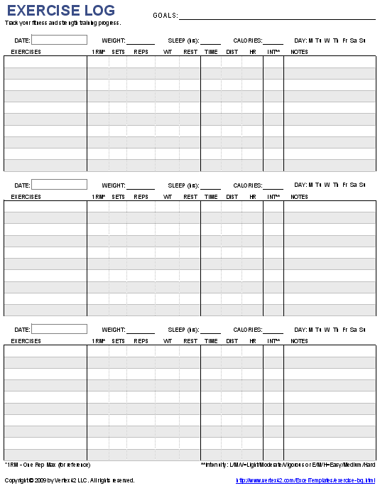 Best Quality Blank Workout Log Template 535 x 684 · 17 kB · gif