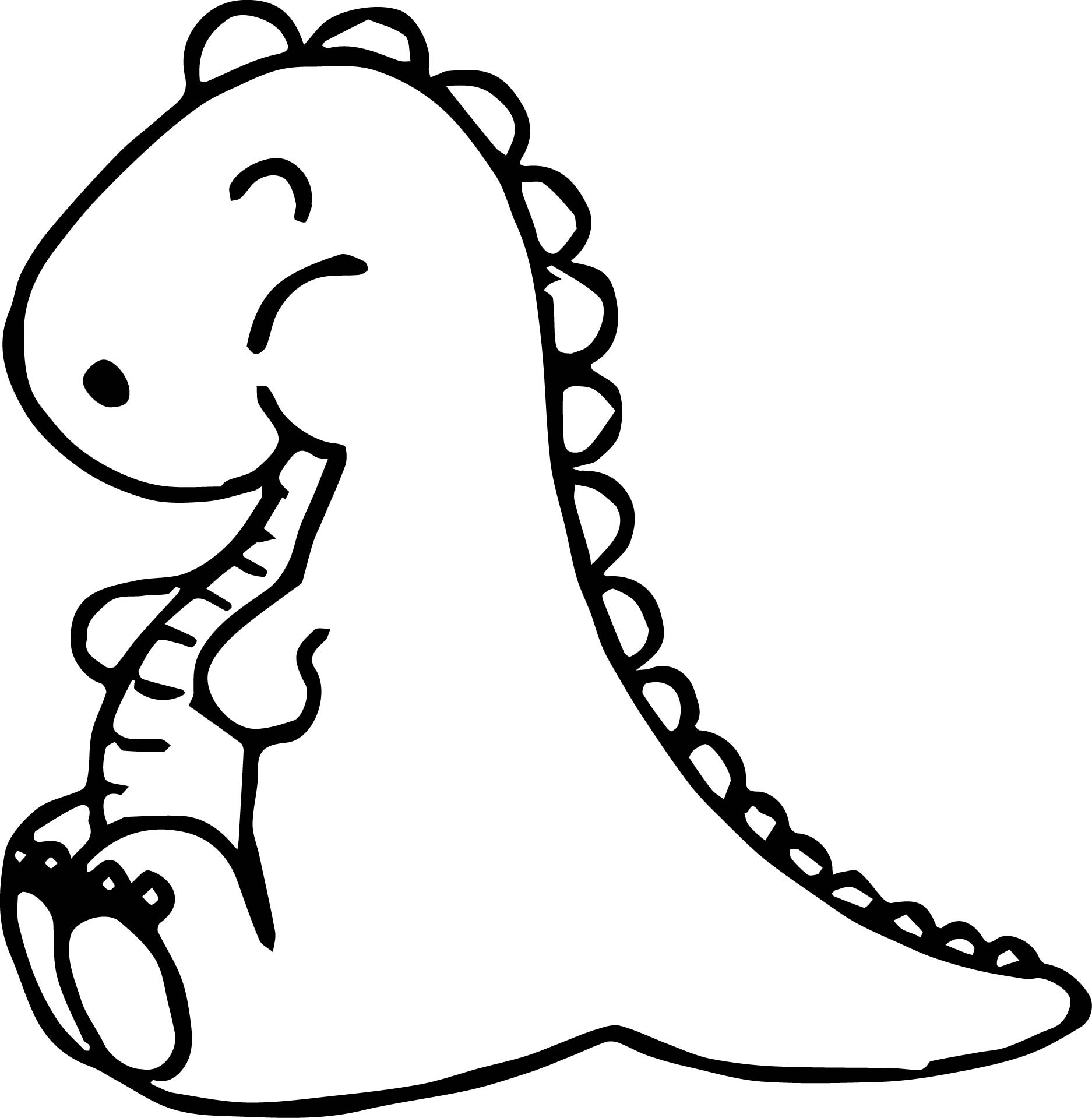 Download Cute Baby Dinosaur Coloring Pages at GetColorings.com ...