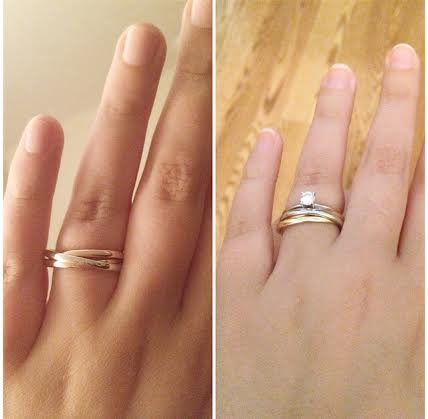 Cartier rolling ring as wedding band