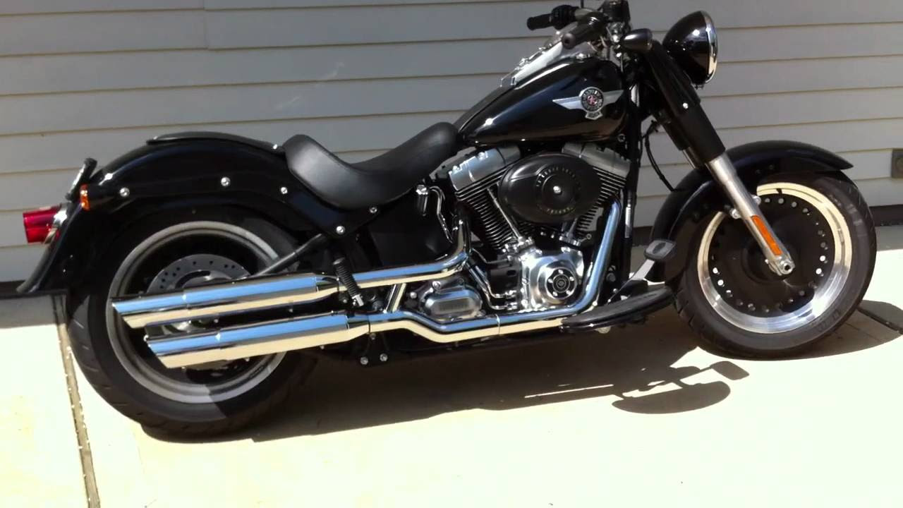 Screaming Eagle Exhaust Sound Harley Fatboy Lo YouTube