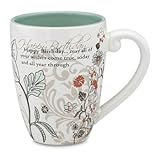 Mark My Words Happy Birthday Mug, 4-3/4-Inch, 17-Ounce Capacity