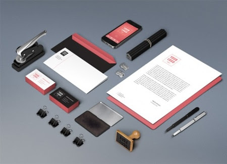 Identity-mockup-with-stationery-items