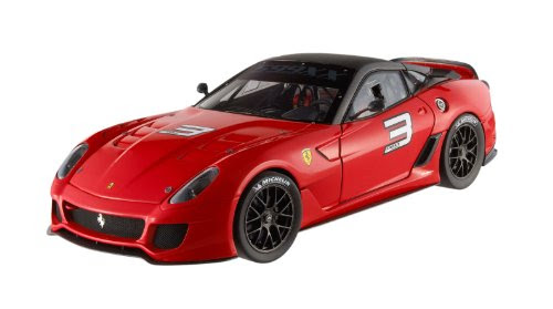 Hot Wheels Elite Ferrari 599XX  1:18th Scale - Red On Sale