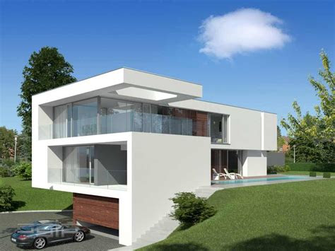 modernes haus  hang  wien sg projekt gmbh
