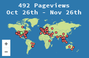 Locations of visitors to this page