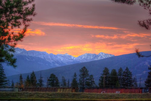 Jasper Sunset HDR