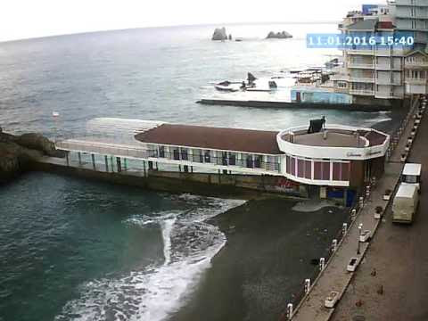 Алушта. Вебкамера "Утес" (11.01.2016-20.01.2016)