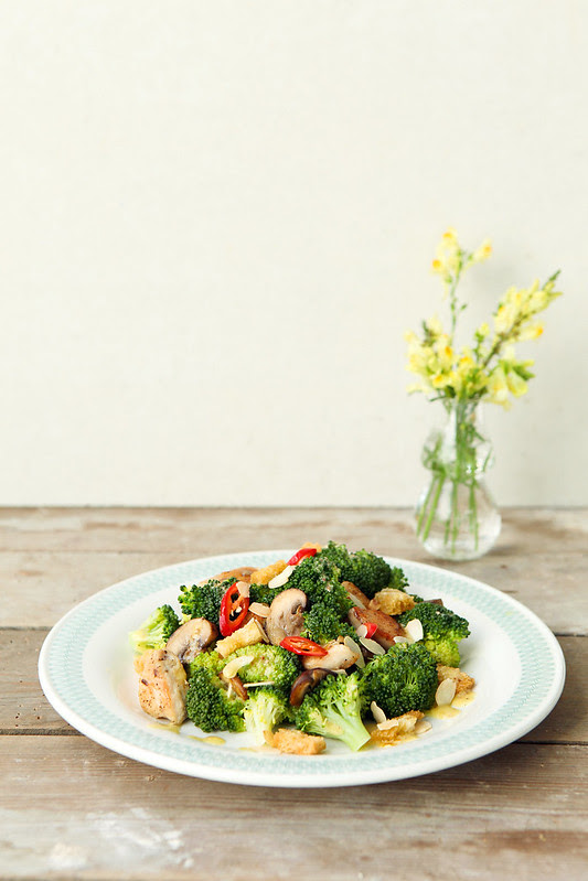 broccolislaatje met kip