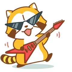 Rock ラスカル アニメスタンプ Line公式スタンプ Lineで使えるスタンプを紹介 スタンプひろば