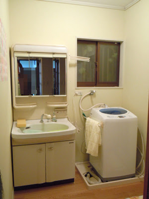 洗面所の壁紙 グリーンがいいかもしれない みんなで住めばハッピー ２世帯住宅奮闘記