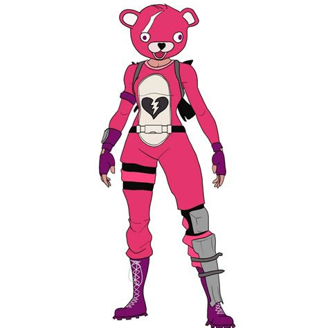 pink teddy bear fortnite  fortnite galaxy skin