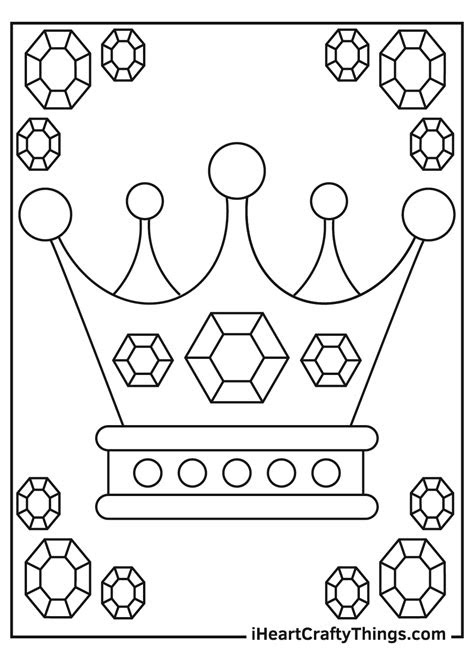 This coloring sheet is fit for your little . crown coloring pages updated 2021
