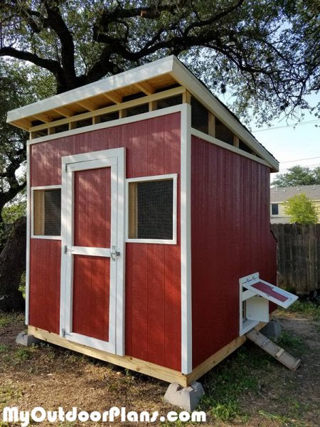 DIY Large Lean to Chicken Coop | MyOutdoorPlans | Free ...