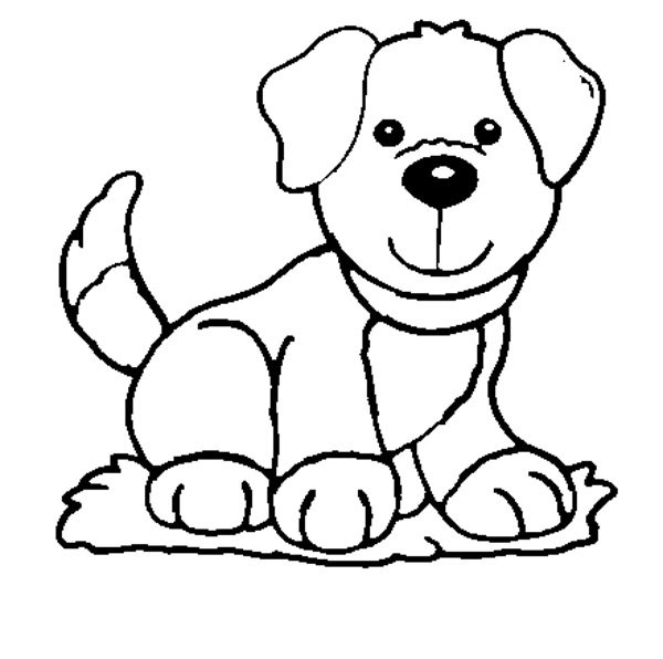 Download Dog Coloring Pages For Kids - Preschool and Kindergarten