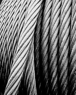 Steel wire rope of the the German colliery &qu...