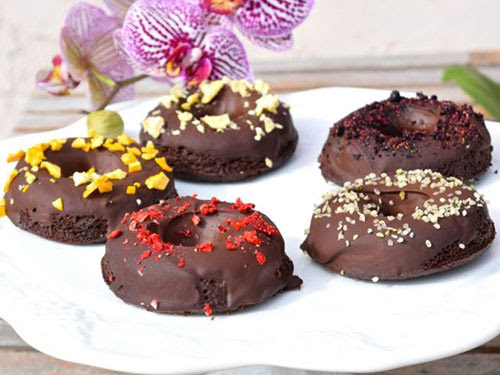 Paleo Chocolate Sweet Potato Donuts