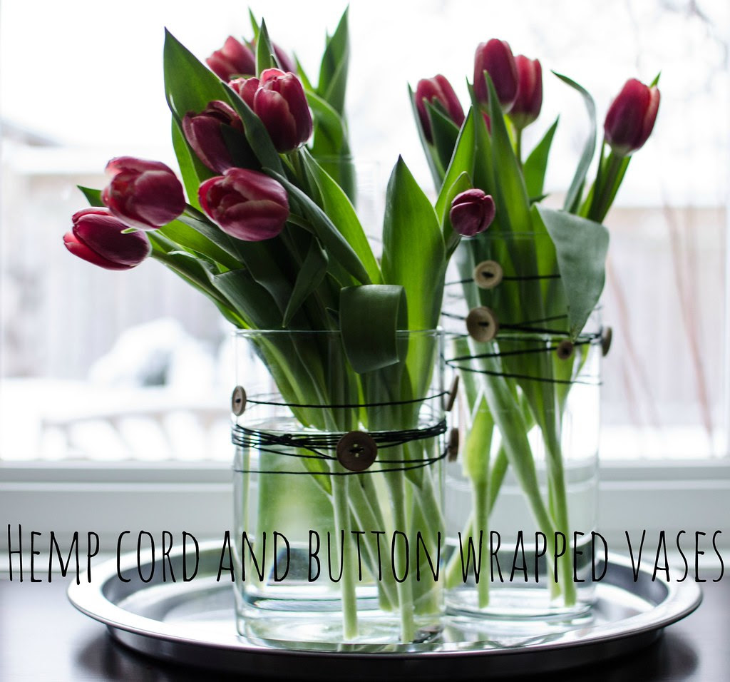 Wrapped Vases | personallyandrea.com