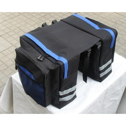 Bicycle Bags Panniers Cycling Bike Bicycle Rear Rack Seat Saddle Storage Pannier Pouch Bag Waterproof Sporting Goods
