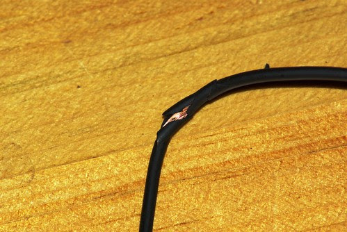 2008-02-12 Frayed HeadPhone Cord