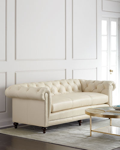 Cheap Offer Davidson Cream Tufted Chesterfield Sofa Before Too Late