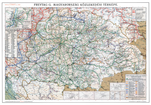A Tortenelmi Magyarorszag Vasuti Terkepe