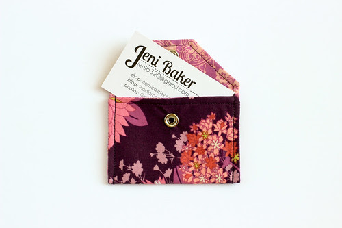 Fabric Envelopes Tutorial - Small by Jeni Baker